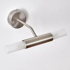 hofstein lampe miroir Regensdorf Nickel mat, 2 lumières