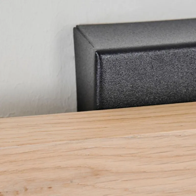 Luminaires Scandinaves-hofstein lampe miroir Borobia LED Noir, 1 lumière