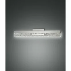 Luminaires Fabas Luce lampe miroir Fabas Luce Sinis LED Chrome, 1 lumière* Éclairage Led