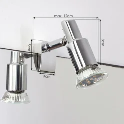 hofstein lampe miroir Morges Chrome, 1 lumière