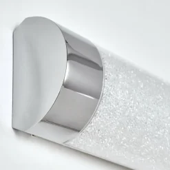 hofstein lampe miroir Morges LED Chrome, Scintillant, Blanc, 1 lumière