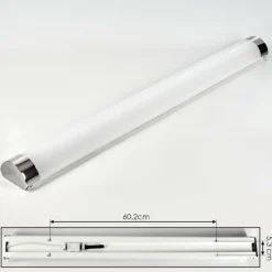 hofstein lampe miroir Morges LED Chrome, Blanc, 1 lumière