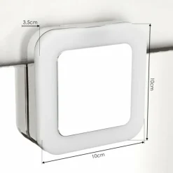 hofstein lampe miroir Morges LED Chrome, Blanc, 1 lumière