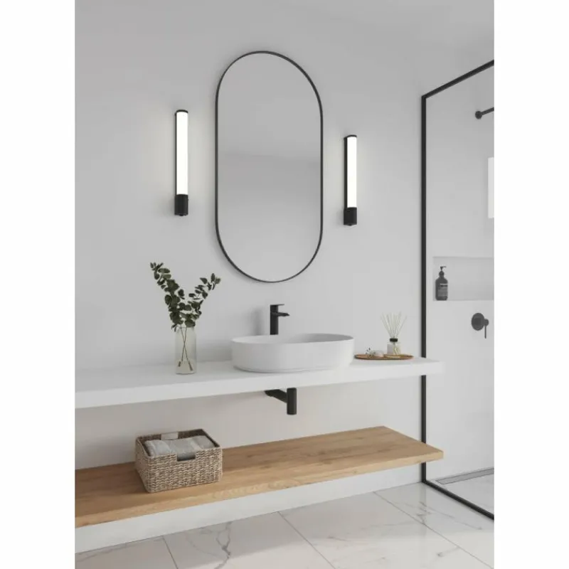 Luminaires Nordlux lampe miroir Nordlux MALAIKA LED Noir, 1 lumière* Éclairage Led