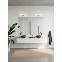 Luminaires Nordlux lampe miroir Nordlux TINIA LED Noir, 1 lumière* Éclairage Led