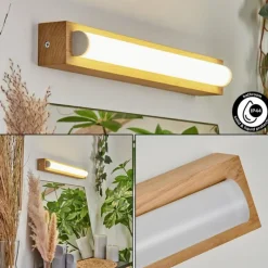 Luminaires Scandinaves-hofstein lampe miroir Paywawa LED Écru, 1 lumière