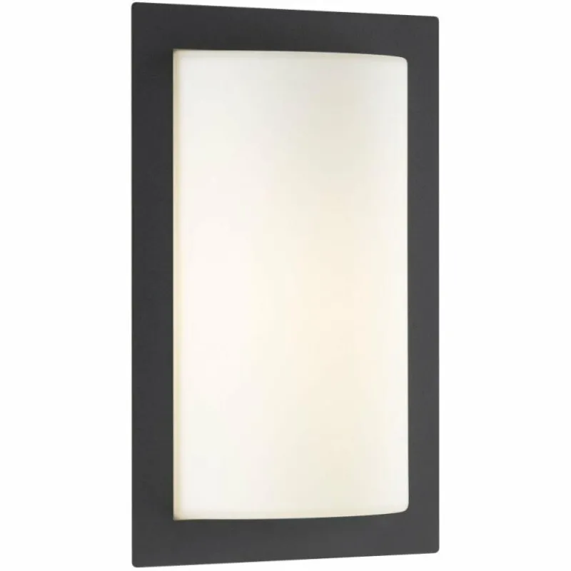 Luminaires LCD Lampe murale d'extérieur LCD LED Anthracite, 1 lumière, Détecteur de mouvement