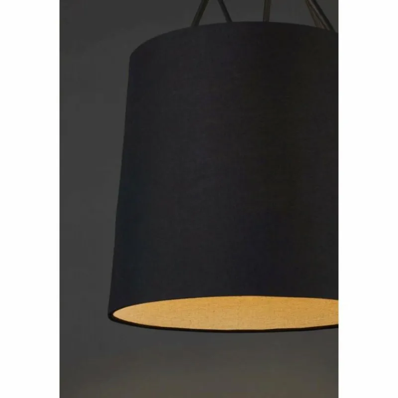Lampes En Tissu-Luminaires Faro Barcelona Lampe pendante Faro Tree Noir, 1 lumière
