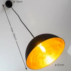 hofstein Lampe pendante Reality Jimmy Noir, 1 lumière