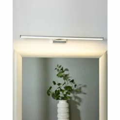 Luminaires Lucide Lampe pour miroir Lucide ONNO LED Chrome, 1 lumière