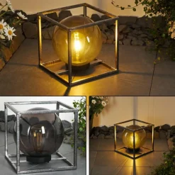 hofstein lampe solaire Albuquerque LED Argenté, 1 lumière