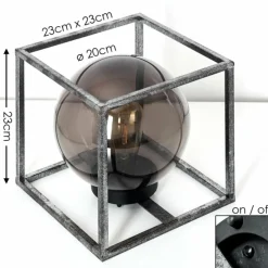 hofstein lampe solaire Albuquerque LED Argenté, 1 lumière