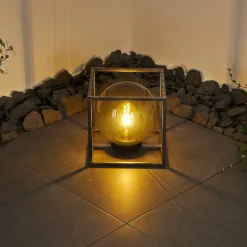 hofstein lampe solaire Albuquerque LED Argenté, 1 lumière