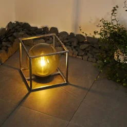 hofstein lampe solaire Albuquerque LED Argenté, 1 lumière