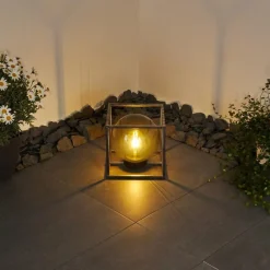 hofstein lampe solaire Albuquerque LED Argenté, 1 lumière