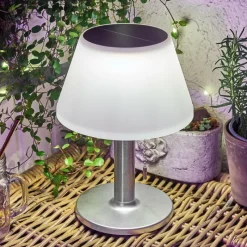 hofstein lampe solaire Alcudia LED Blanc, 1 lumière