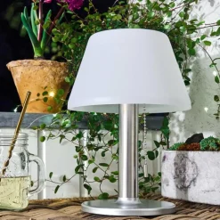 hofstein lampe solaire Alcudia LED Blanc, 1 lumière