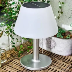 hofstein lampe solaire Alcudia LED Blanc, 1 lumière