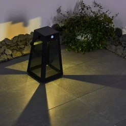 hofstein lampe solaire Arnhem LED Noir, 1 lumière