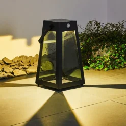 hofstein lampe solaire Arnhem LED Noir, 1 lumière