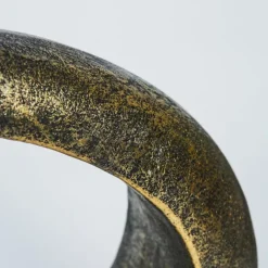 Luminaires Rustiques-hofstein lampe solaire Benevento LED Or, Noir, 1 lumière