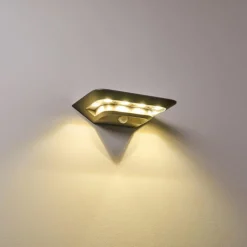 hofstein Lampe solaire Camden LED Gris, 1 lumière, Détecteur de mouvement