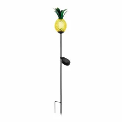 Luminaires Eglo lampe solaire Eglo ANANAS LED Noir, 1 lumière