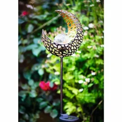 Lampes Dorées-Luminaires Eglo lampe solaire Eglo KNOSPE LED Or, Noir, 1 lumière