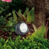 Luminaires Eglo lampe solaire Eglo Stein LED Gris, 4 lumières