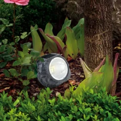 Luminaires Eglo lampe solaire Eglo Stein LED Gris, 4 lumières