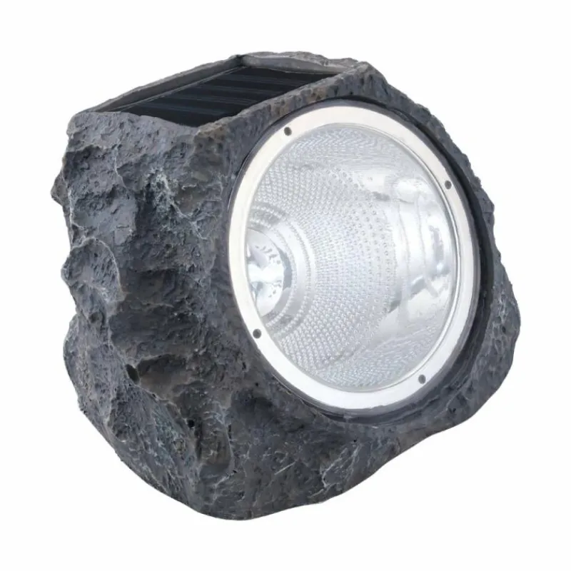 Luminaires Eglo lampe solaire Eglo Stein LED Gris, 4 lumières