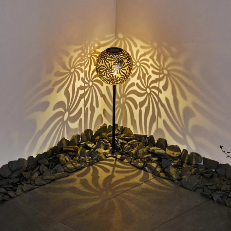 Lampes À Boules-hofstein lampe solaire Gilbert LED Argenté, 1 lumière