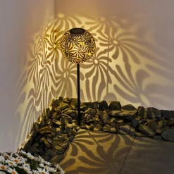 Lampes À Boules-hofstein lampe solaire Gilbert LED Argenté, 1 lumière