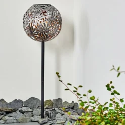 Lampes À Boules-hofstein lampe solaire Gilbert LED Argenté, 1 lumière