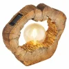 Lampes En Bois-Luminaires Globo Lighting lampe solaire Globo BAUM LED Brun, 1 lumière