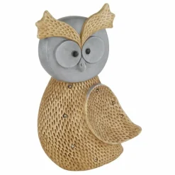 Luminaires Rustiques-Luminaires Globo Lighting lampe solaire Globo EULE LED Brun, Gris, 7 lumières