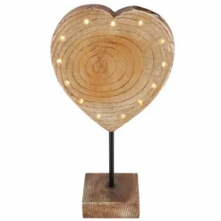 Luminaires Rustiques-Luminaires Globo Lighting lampe solaire Globo HERZ LED Couleur bois, Noir, 13 lumières