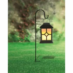 Luminaires Rustiques-Luminaires Globo Lighting Lampe solaire Globo KATZE LED Noir