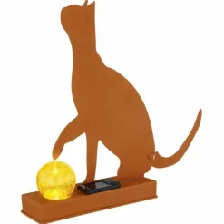 Luminaires Rustiques-Luminaires Globo Lighting lampe solaire Globo KATZE LED Rouille, 1 lumière