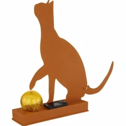 Luminaires Rustiques-Luminaires Globo Lighting lampe solaire Globo KATZE LED Rouille, 1 lumière