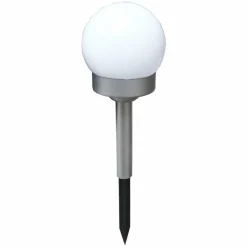 Lampes À Boules-Luminaires Globo Lighting Lampe solaire Globo LED Argenté, 1 lumière