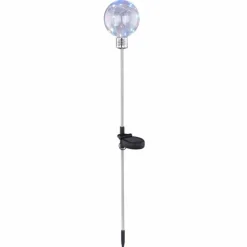 Luminaires Globo Lighting lampe solaire Globo LED Argenté, 1 lumière, Changeur de couleurs