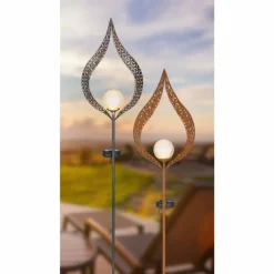 Luminaires Globo Lighting lampe solaire Globo LED Argenté, 1 lumière