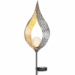 Luminaires Globo Lighting lampe solaire Globo LED Argenté, 1 lumière