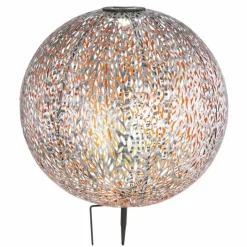 Lampes Dorées-Luminaires Globo Lighting lampe solaire Globo LED Argenté, 1 lumière