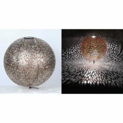 Lampes Dorées-Luminaires Globo Lighting lampe solaire Globo LED Argenté, 1 lumière