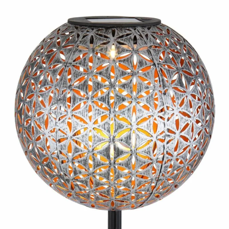 Lampes Dorées-Luminaires Globo Lighting lampe solaire Globo LED Argenté, 1 lumière