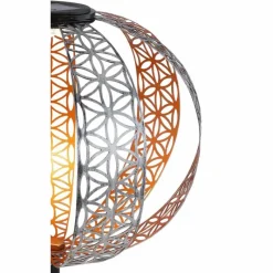 Lampes À Boules-Luminaires Globo Lighting lampe solaire Globo LED Argenté, 1 lumière