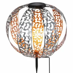 Lampes À Boules-Luminaires Globo Lighting lampe solaire Globo LED Argenté, 1 lumière