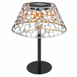 Lampes Dorées-Luminaires Globo Lighting lampe solaire Globo LED Argenté, 1 lumière